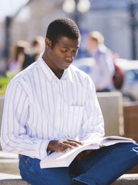 man reading