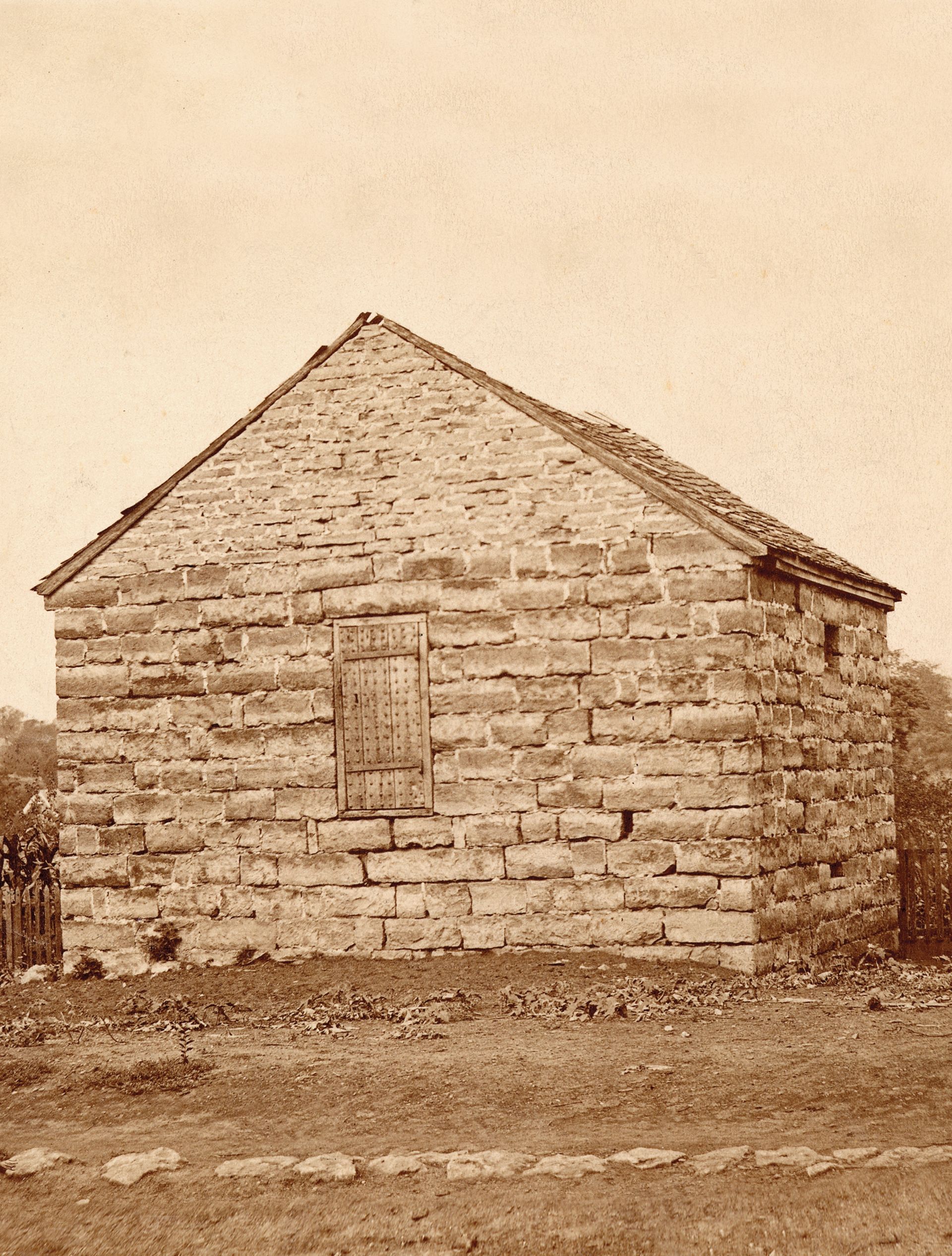 A photograph of Carthage Jail taken in 1896.  