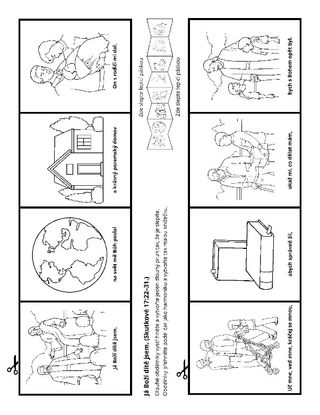 stránka s činnostmi: Já Boží dítě jsem