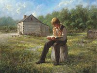 Joseph Smith reading