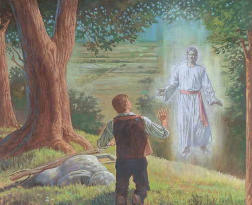 Moroni appearing to Joseph