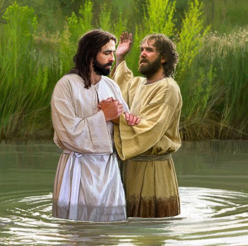 lds pictures of jesus christ baptism
