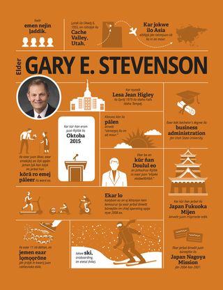 infographic of Elder Stevenson