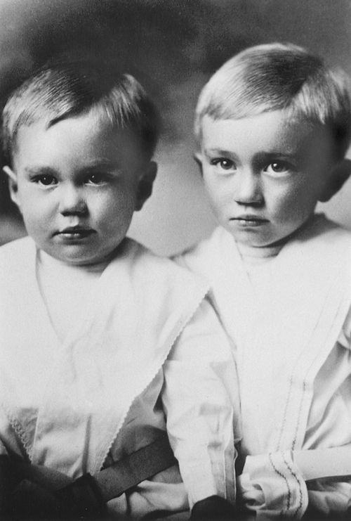 Gordon B. and Sherman Hinckley as boys