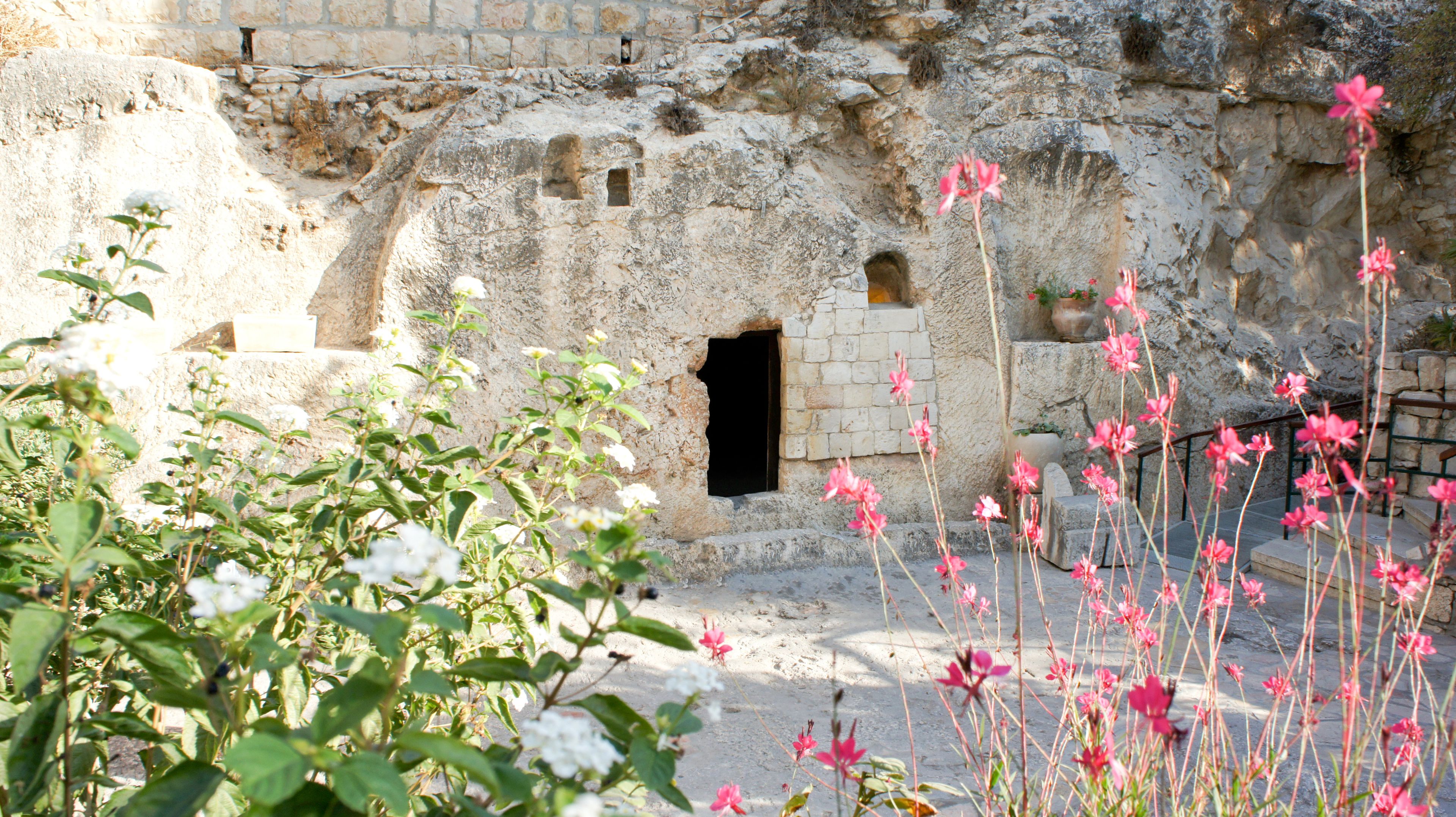 A photo of the Garden Tomb in Jerusalem. 