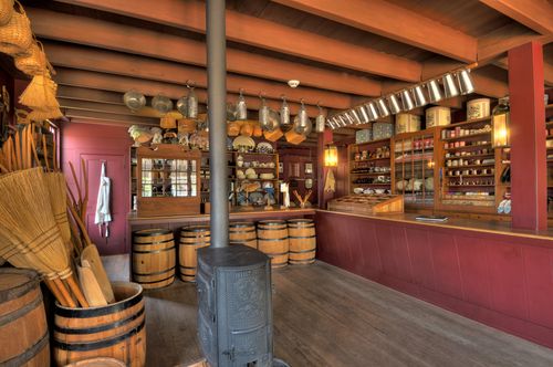 interior of the Newel K. Whitney store, Kirtland, Ohio