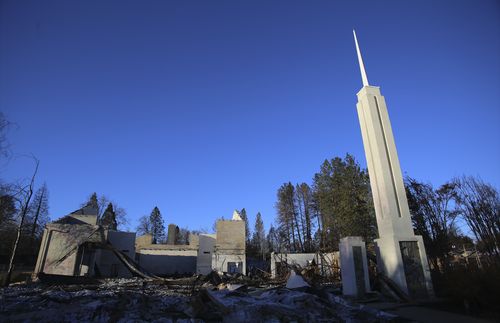 burned down meetinghouse