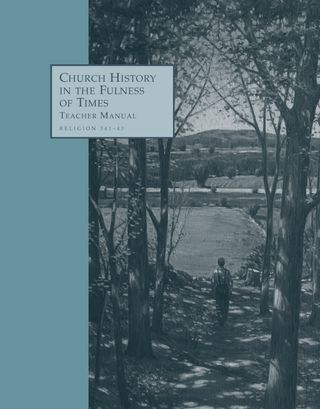 La historia de la Iglesia en el cumplimiento de los tiempos: Manual del maestro