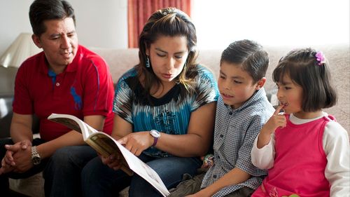 family reading