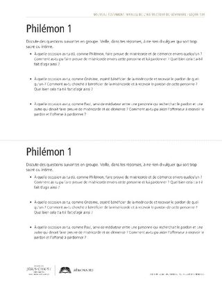 document à distribuer