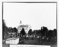 Cemetery across the street to the north of the Kirtland Temple