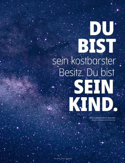 data-Poster mit Sternenhimmel