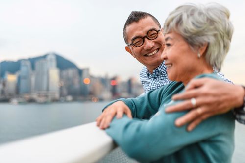 couple in Hong Kong