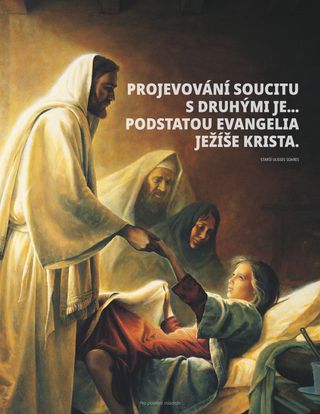 Ježíš Kristus uzdravuje dívku