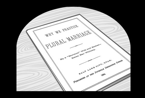Folheto intitulado: Por Que Praticamos o Casamento Plural