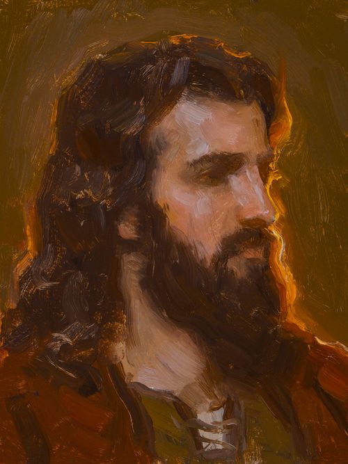 un retrato de Cristo