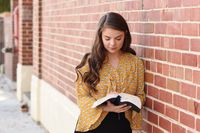 youth reading Bible