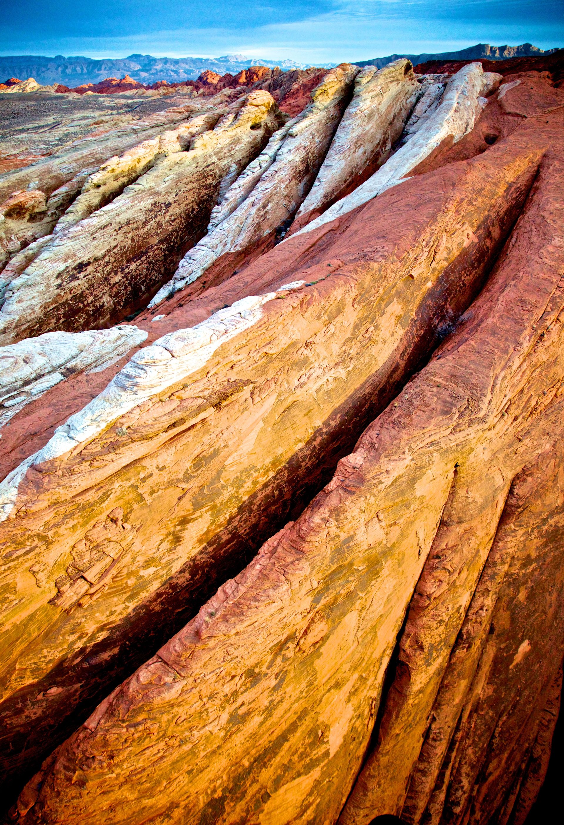 Rocks in Valley of Fire State Park in Nevada.  