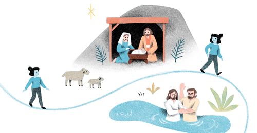 Nativity and Christ’s baptism