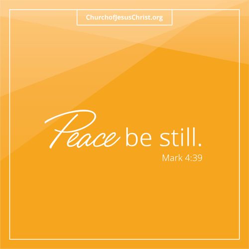 "Peace Be Still" | Mark 4:29 Do Not Copy.