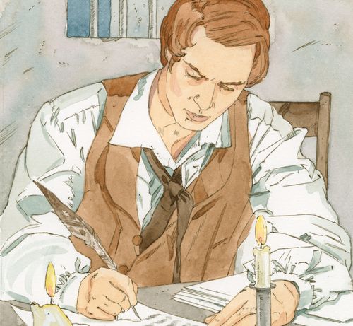 Joseph writing letters