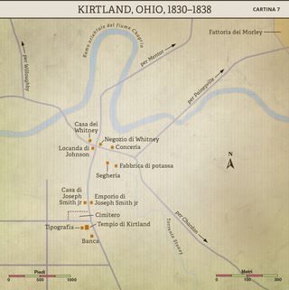 Cartina 7: Kirtland, Ohio, 1830–1838