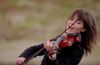 Woman playing violin