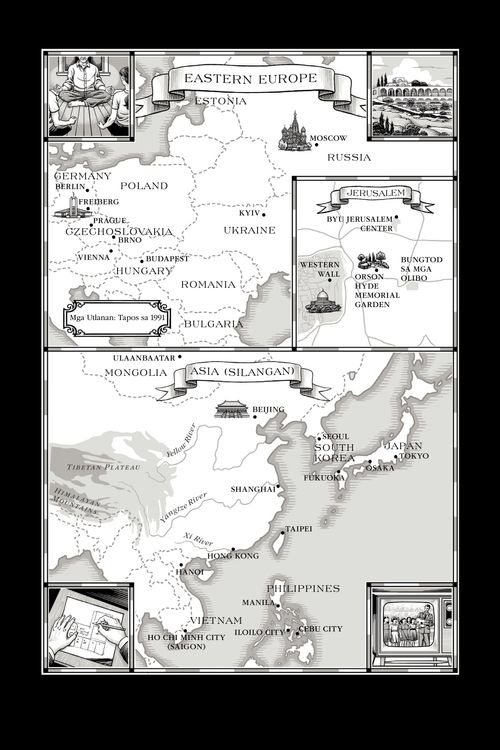 mapa sa silangang Uropa ug Asia