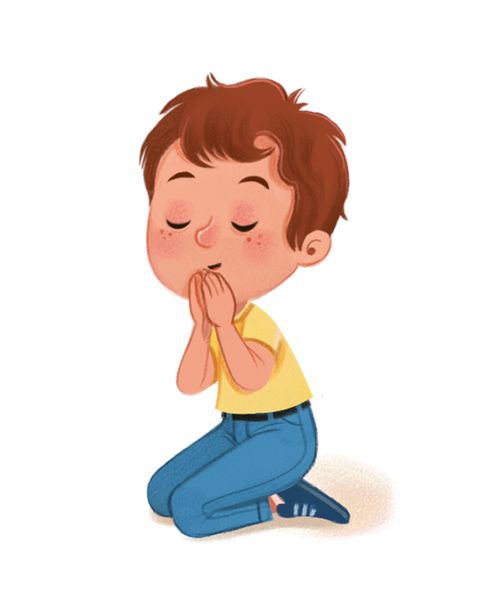 boy praying