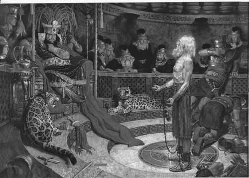 Abinadi in King Noah’s court