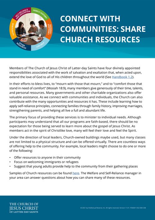 Family Resource Center Materials