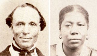 portrait of Elijah Able and Jane Manning James