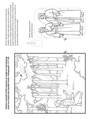pahina ng aktibidad: Nakita ni Joseph Smith ang Ama sa Langit at si Jesucristo