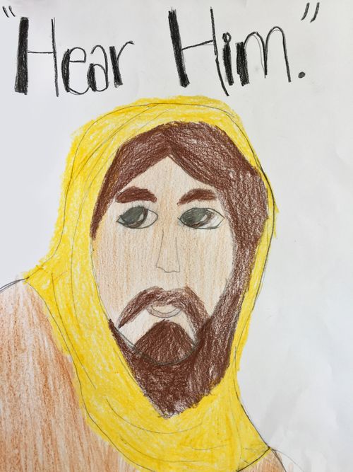 Raegan drawing of Jesus Christ