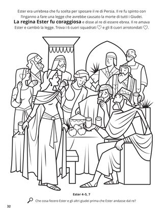 Esther coloring page