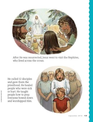 Jesus Visits the Nephites, 2