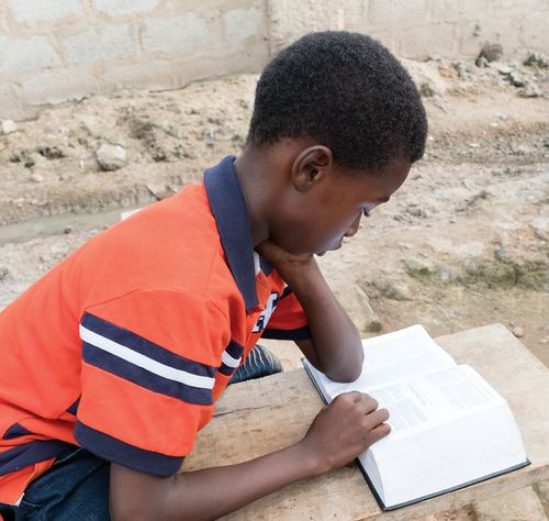 child reading