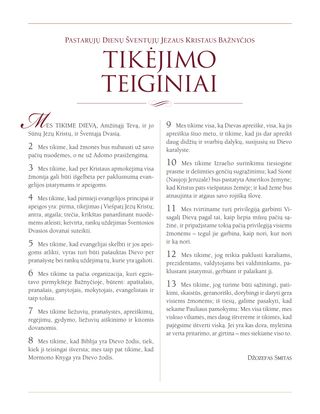 Tikėjimo Teiginiai