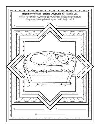Strona z zadaniami: Izajasz prorokował o Jezusie Chrystusie