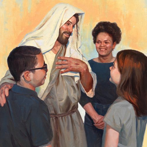 Jesus Christ with youth