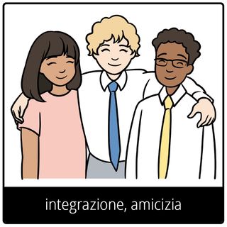 Simbolo del Vangelo “integrazione, amicizia”