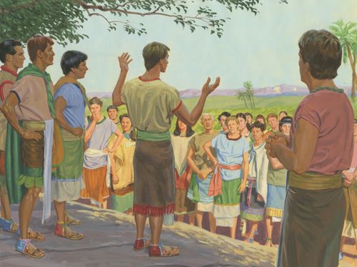 Alma the Younger teaching people