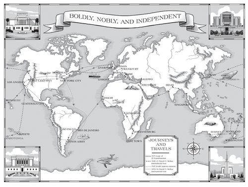 overview map of world