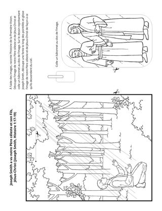 Page d’activité : Joseph Smith a vu notre Père céleste et Jésus-Christ