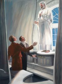 Elijah appearing in the Kirtland Temple