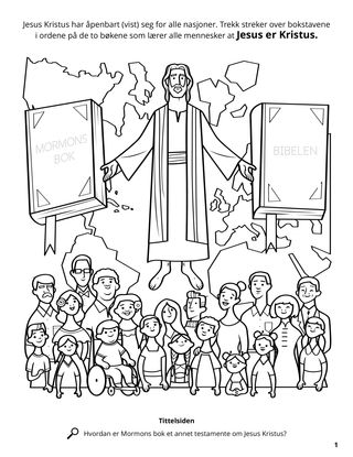 The Book of Mormon: Another Testament of Jesus Christ coloring page