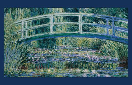 Monet painting of garden