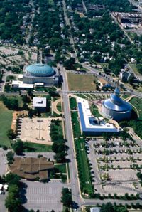 aerial view of Independence, Missouri