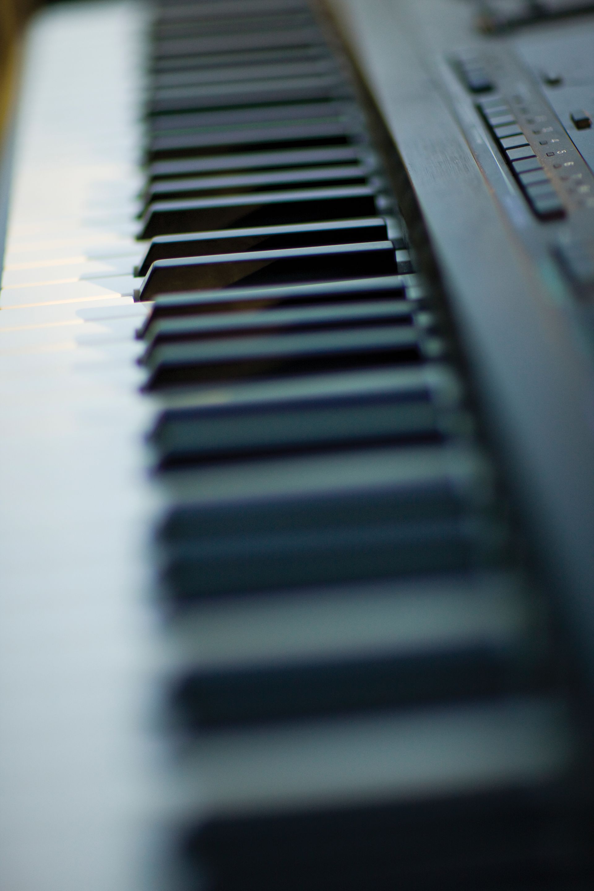 An image of an electronic keyboard.