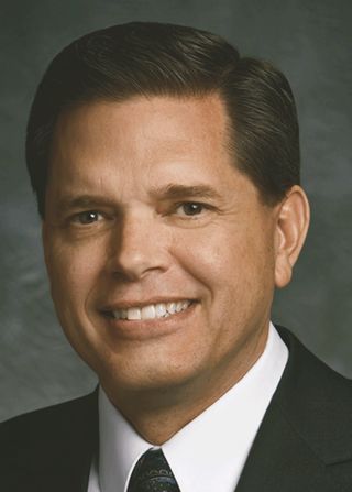 Final official portrait of David L. Beck, general president of the Young Men, April 2009.  Released at the April 2015 general conference.